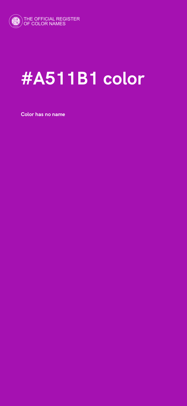 #A511B1 color image
