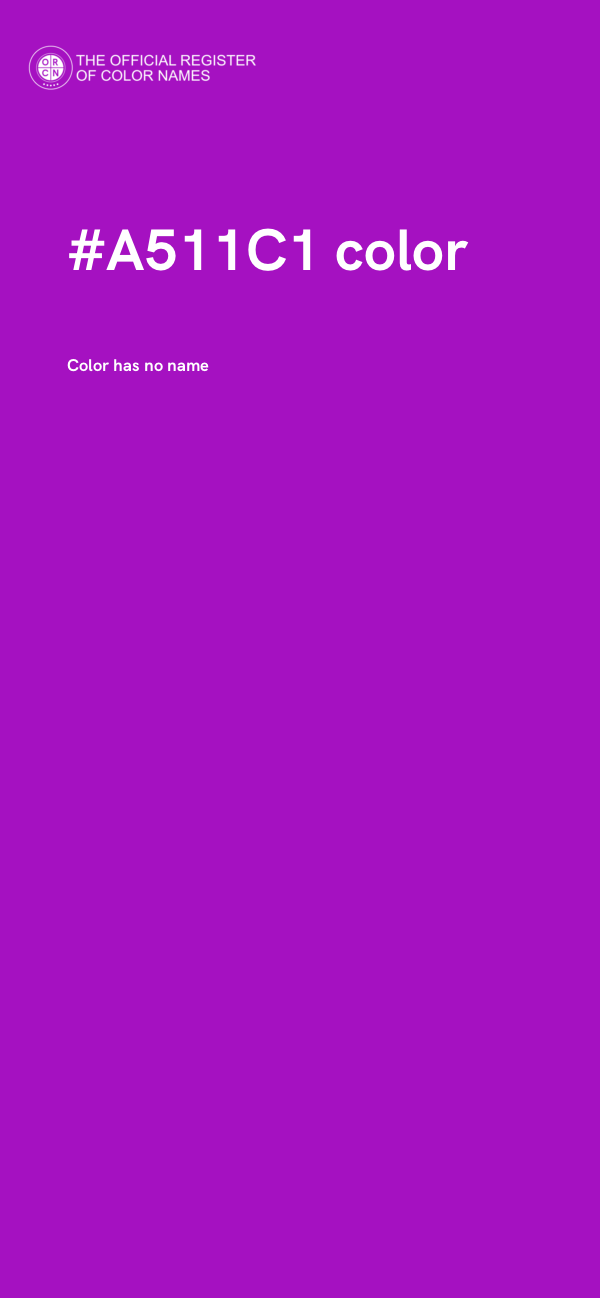 #A511C1 color image