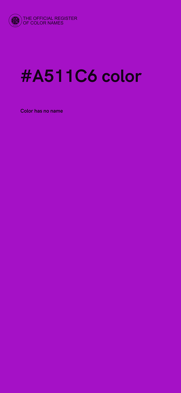 #A511C6 color image