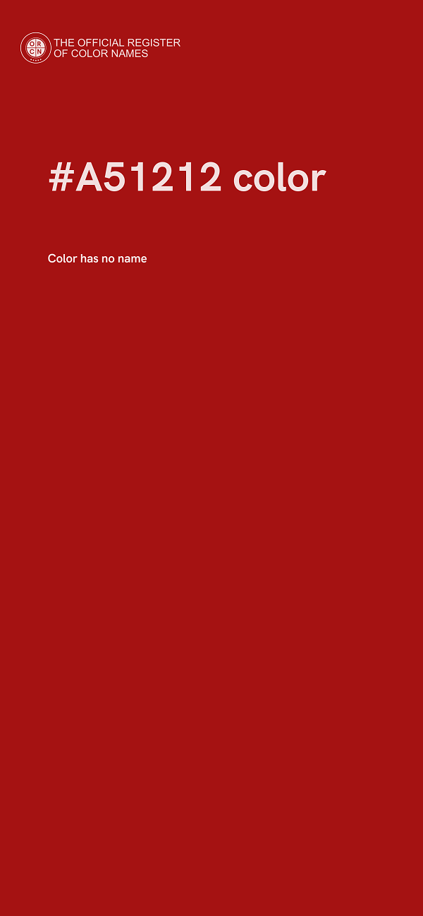 #A51212 color image