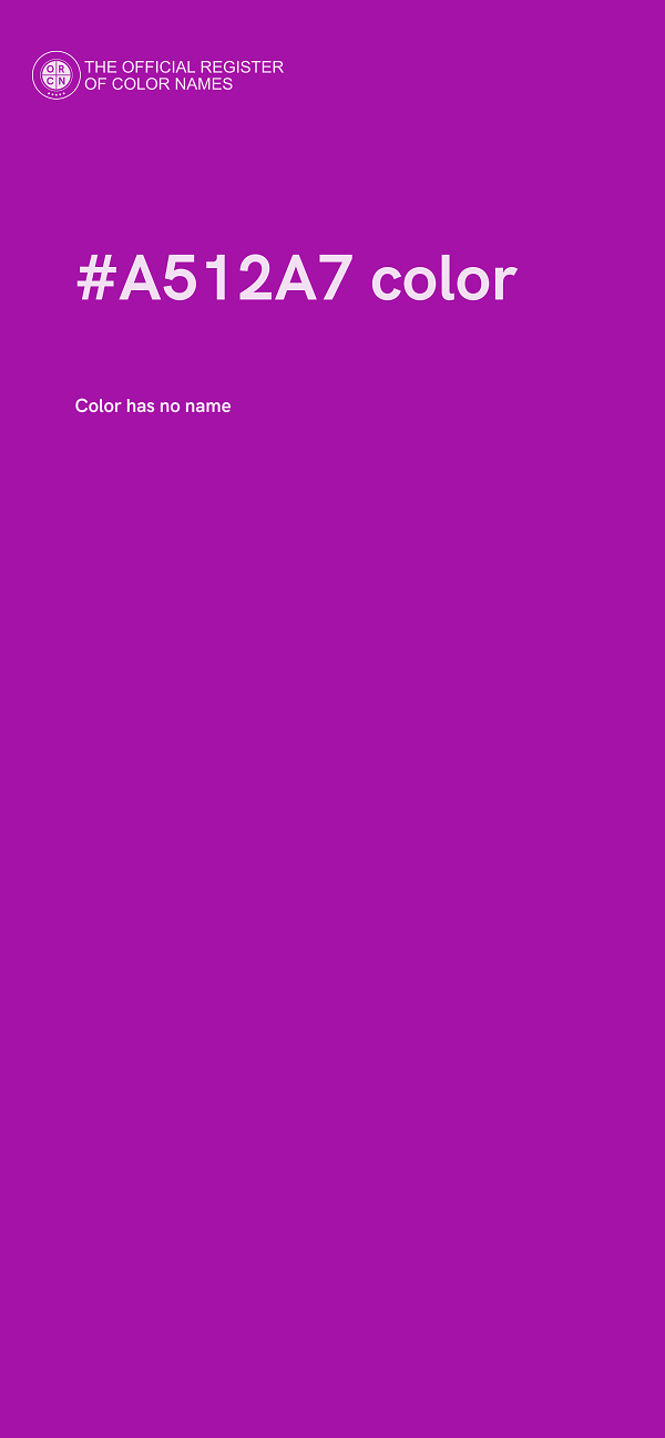#A512A7 color image