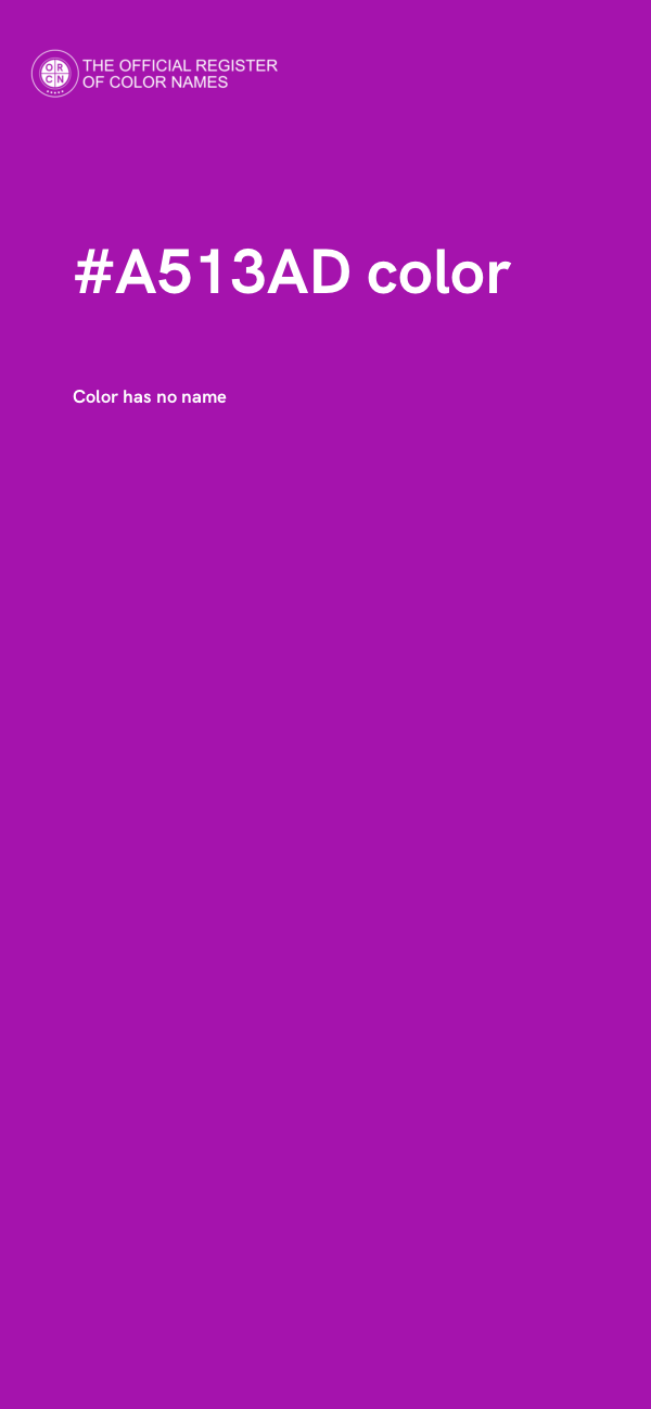 #A513AD color image
