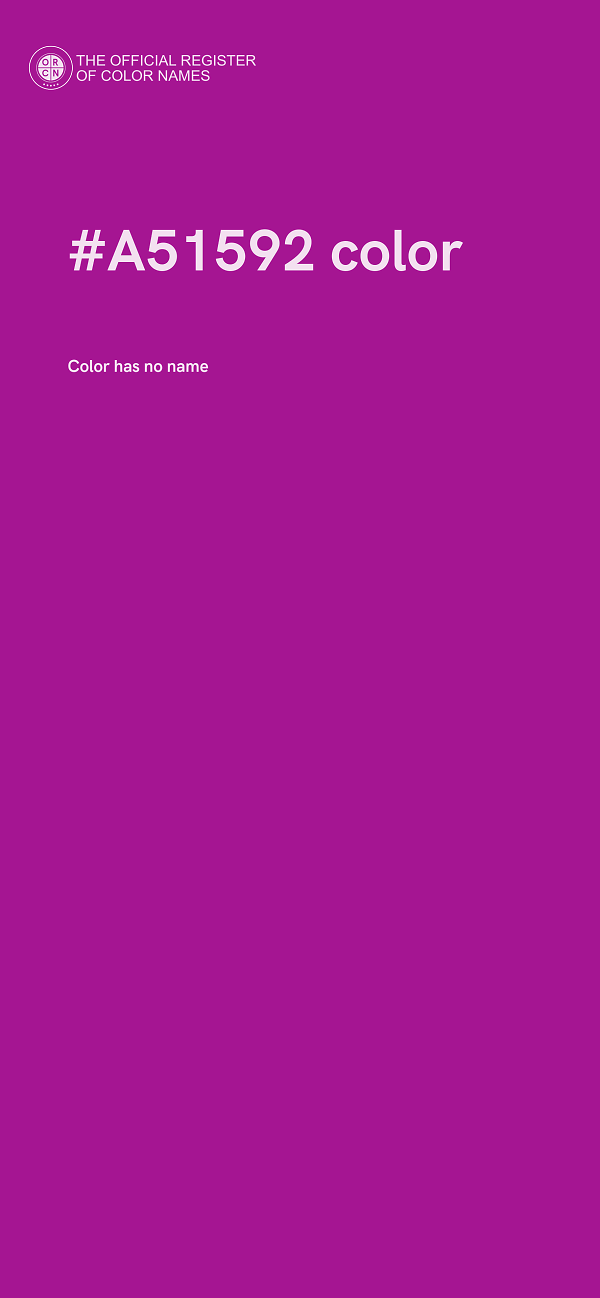 #A51592 color image