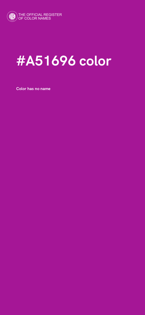 #A51696 color image