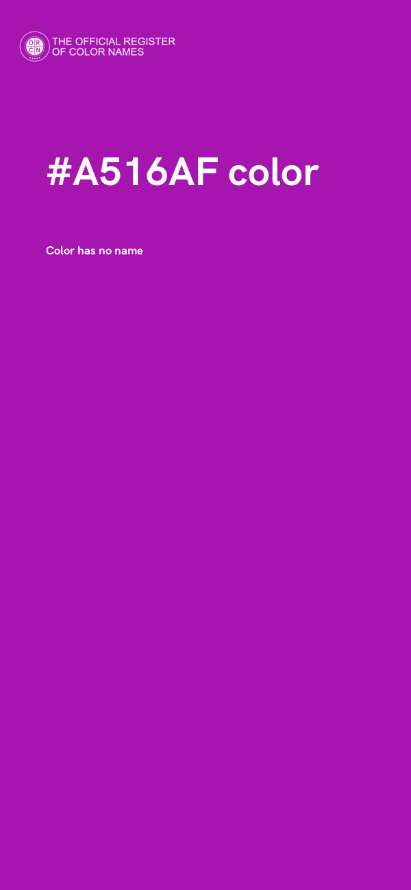 #A516AF color image