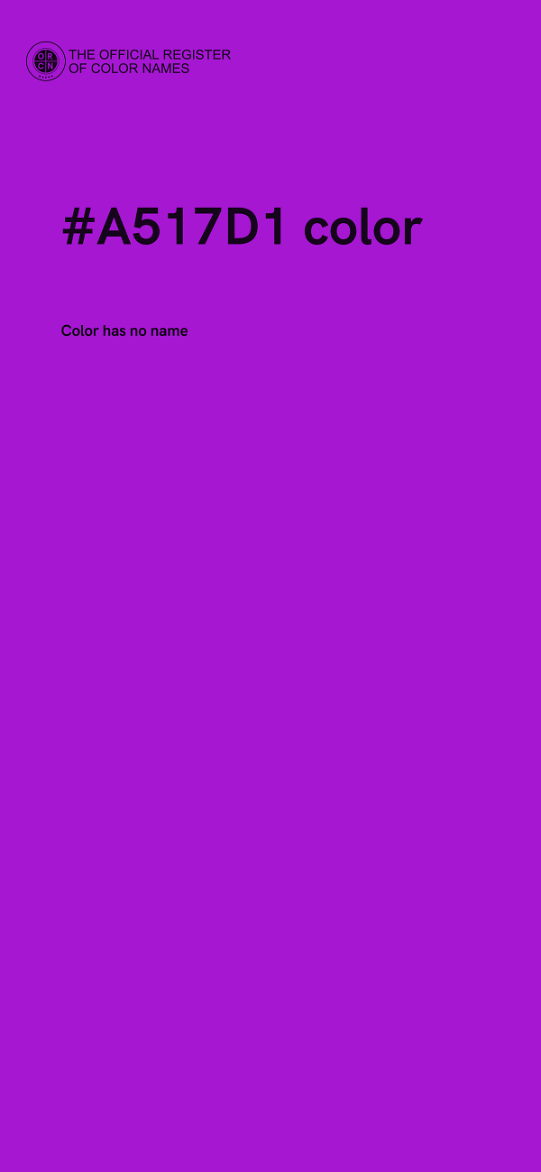 #A517D1 color image