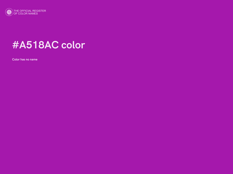 #A518AC color image