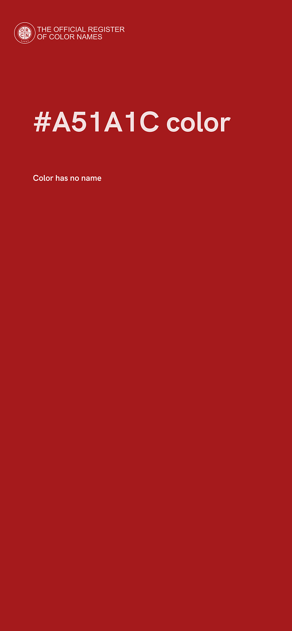 #A51A1C color image