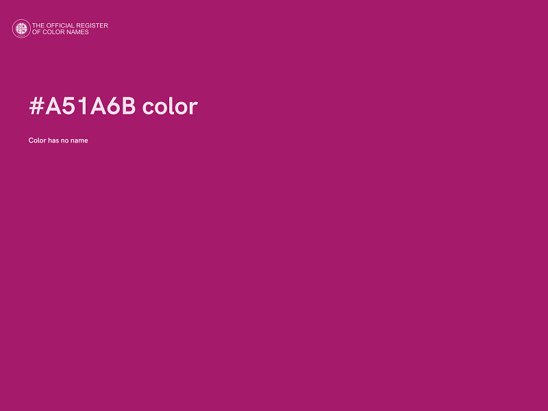 #A51A6B color image