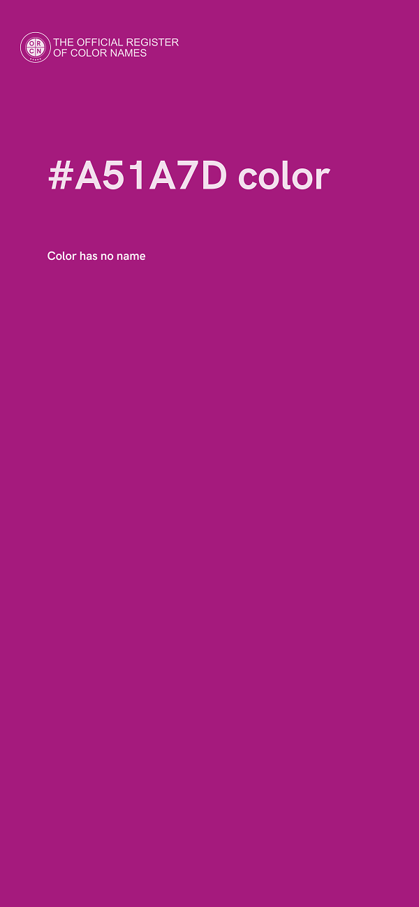 #A51A7D color image