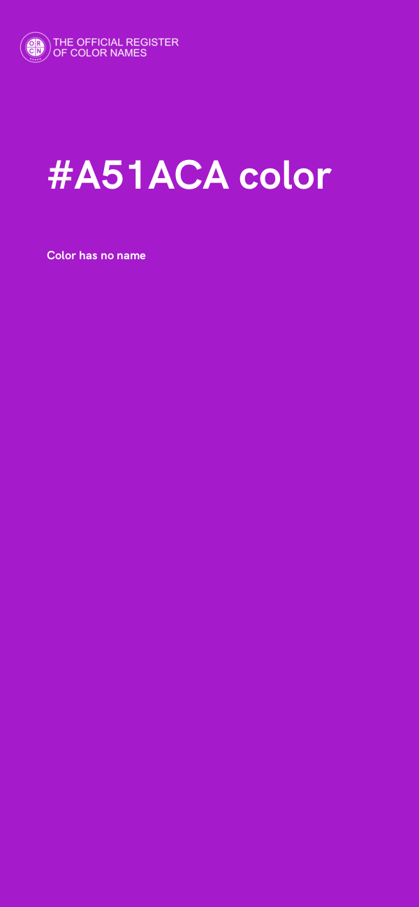 #A51ACA color image