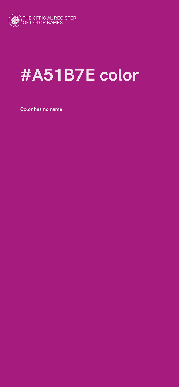 #A51B7E color image