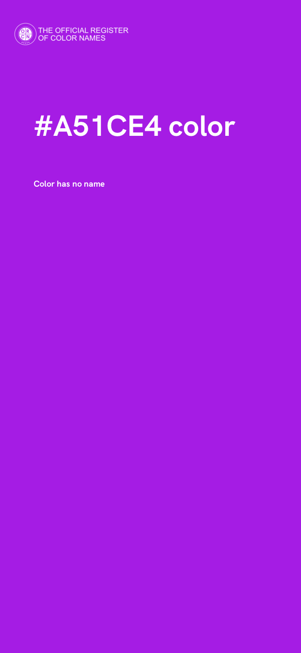 #A51CE4 color image