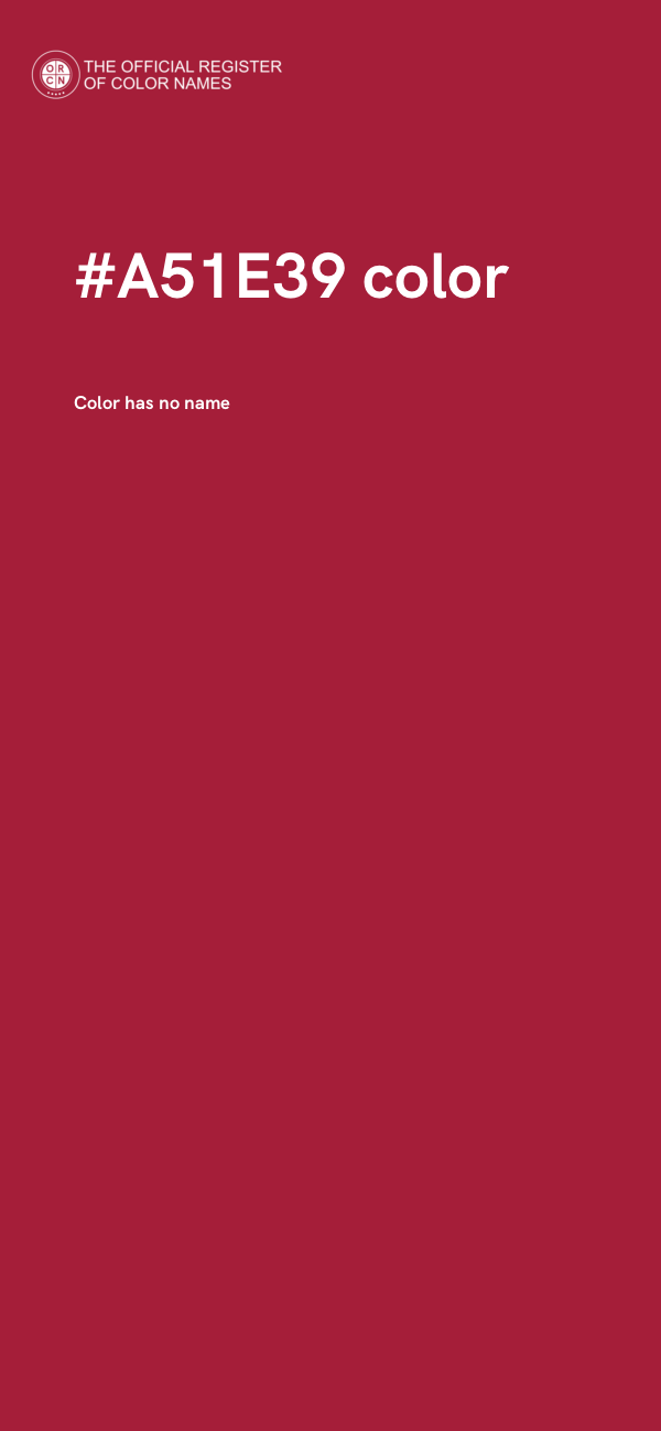 #A51E39 color image