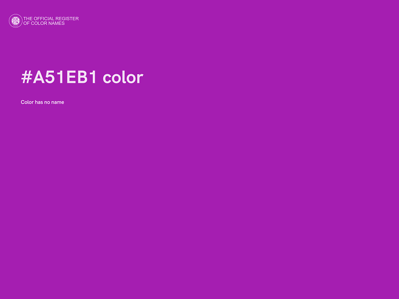 #A51EB1 color image