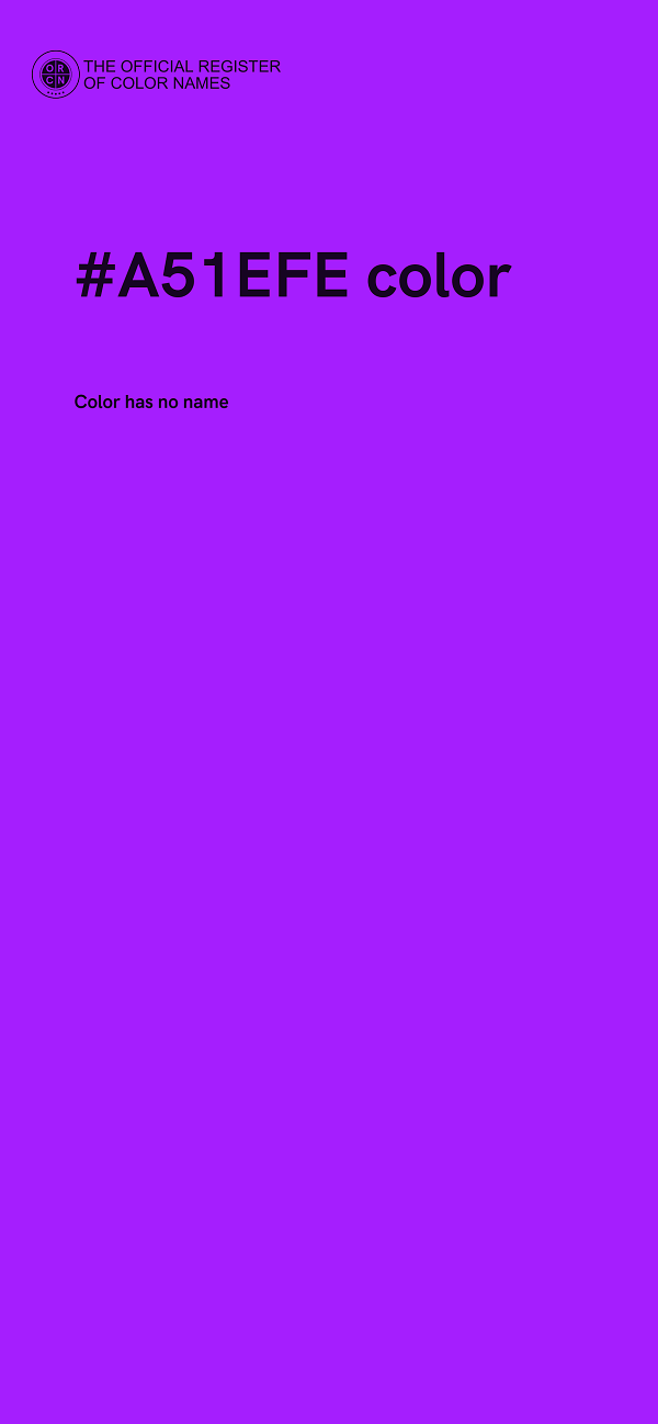 #A51EFE color image