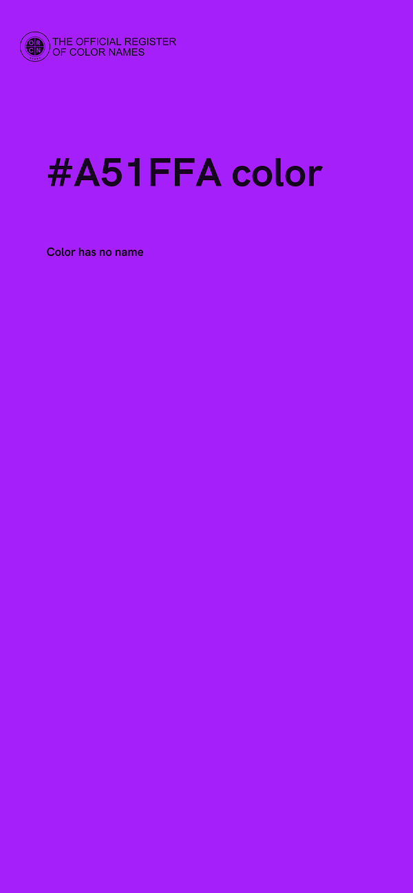 #A51FFA color image