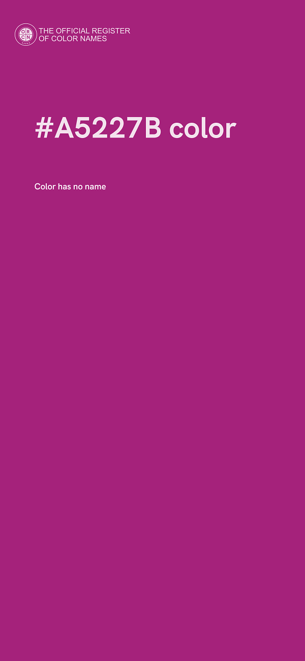 #A5227B color image