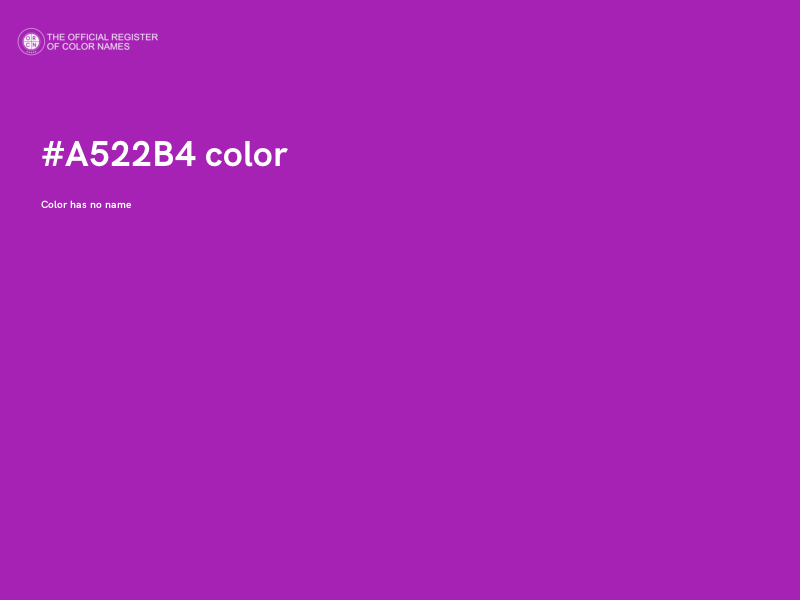 #A522B4 color image