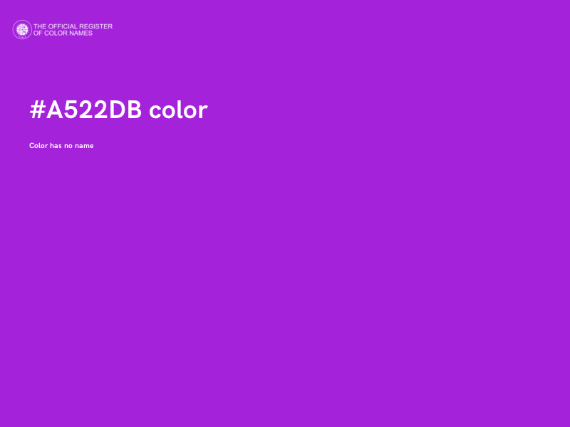 #A522DB color image
