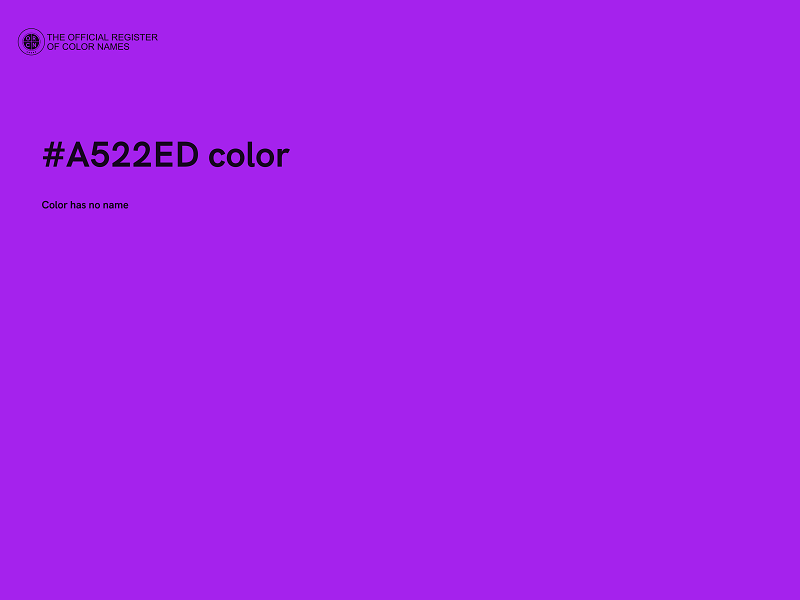 #A522ED color image