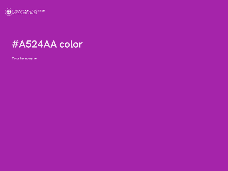 #A524AA color image