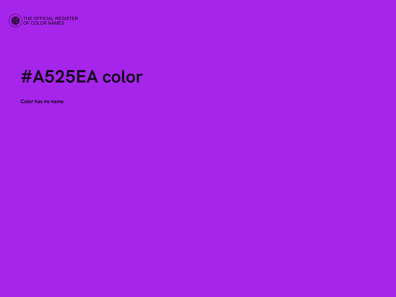 #A525EA color image