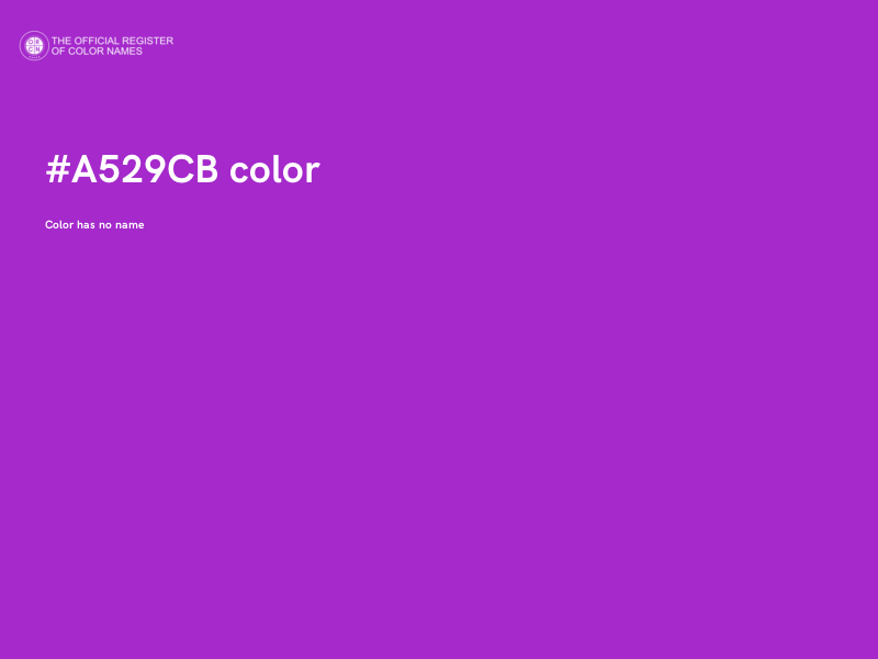 #A529CB color image