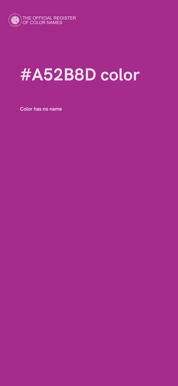 #A52B8D color image
