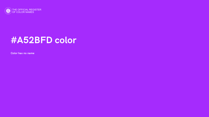 #A52BFD color image