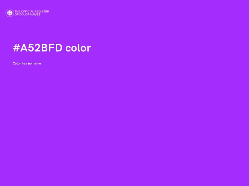 #A52BFD color image