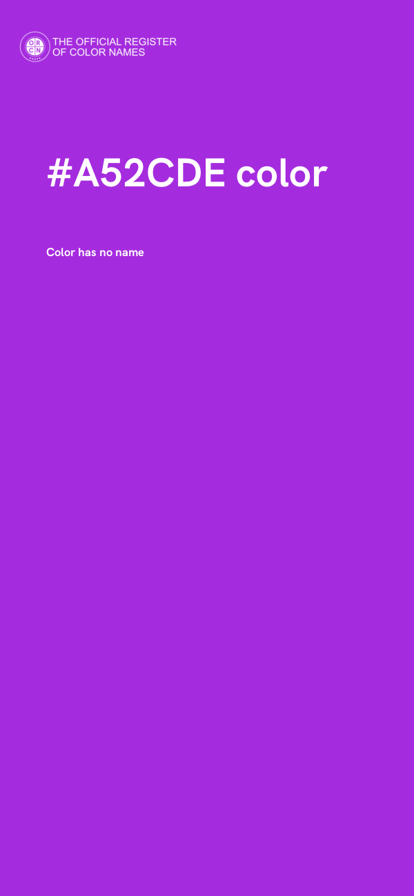 #A52CDE color image