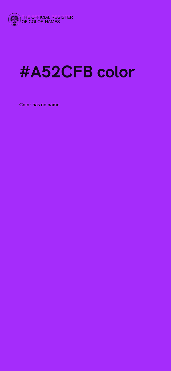 #A52CFB color image