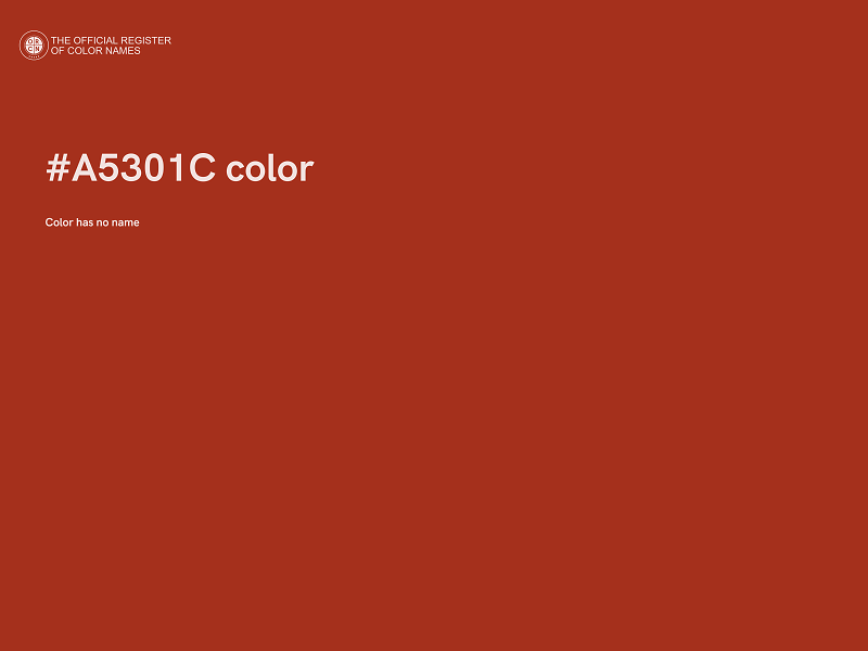 #A5301C color image