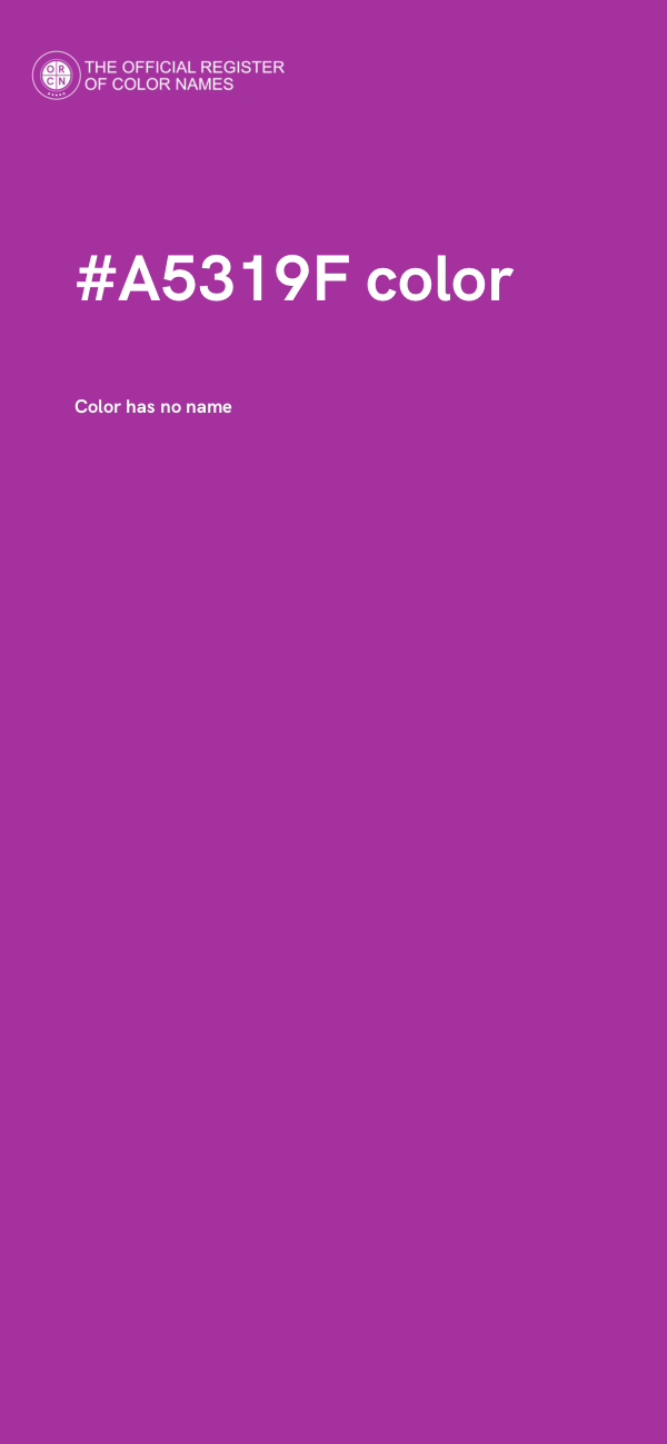 #A5319F color image