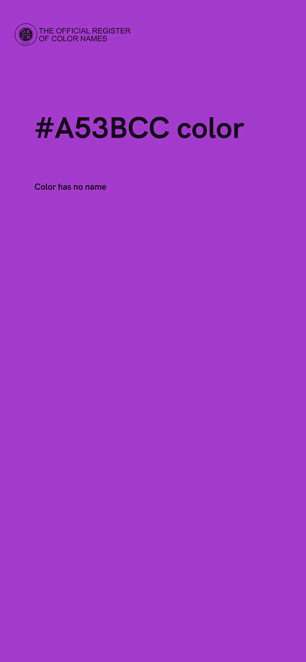 #A53BCC color image