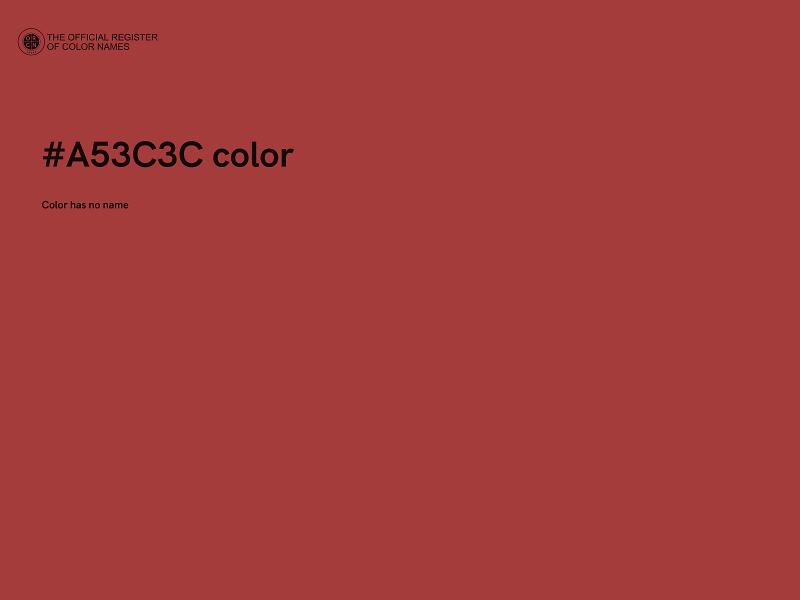 #A53C3C color image