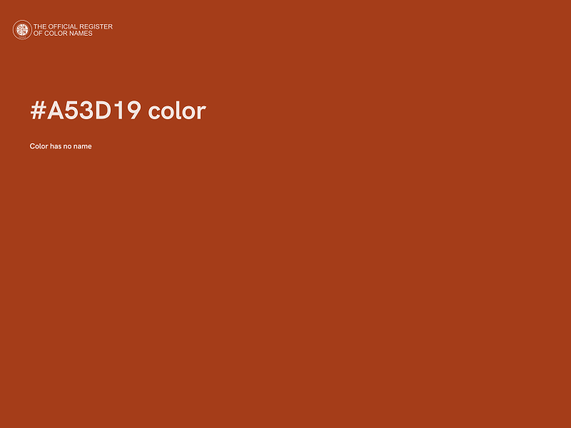 #A53D19 color image