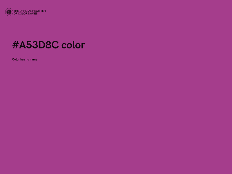 #A53D8C color image
