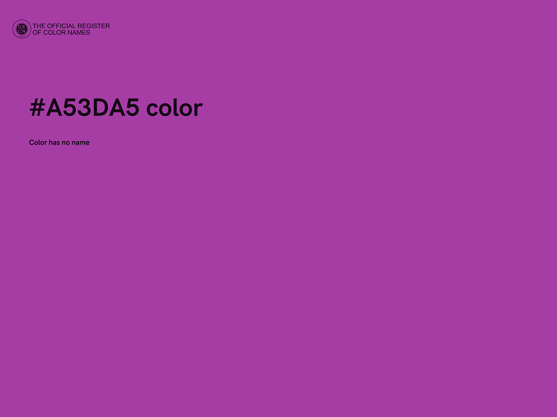 #A53DA5 color image