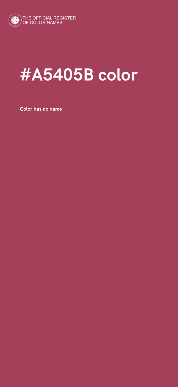 #A5405B color image