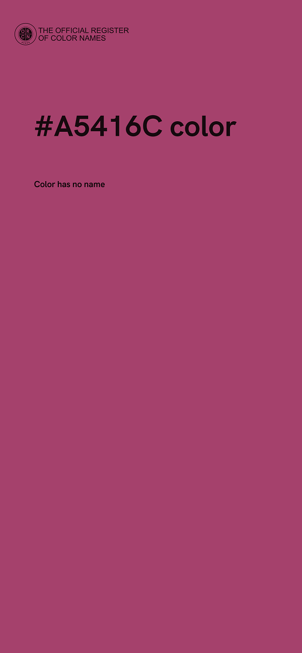 #A5416C color image