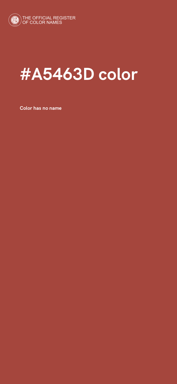 #A5463D color image