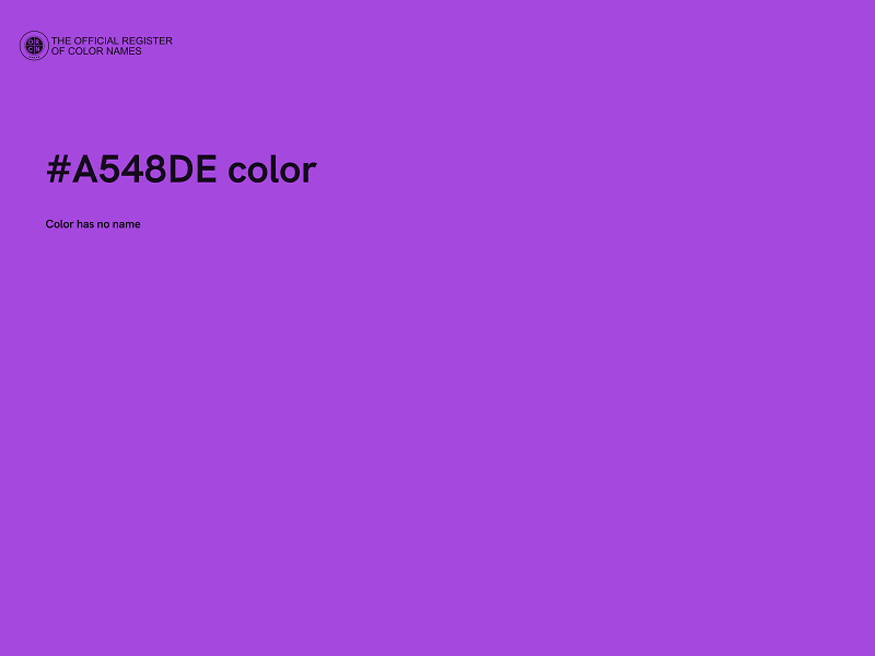 #A548DE color image