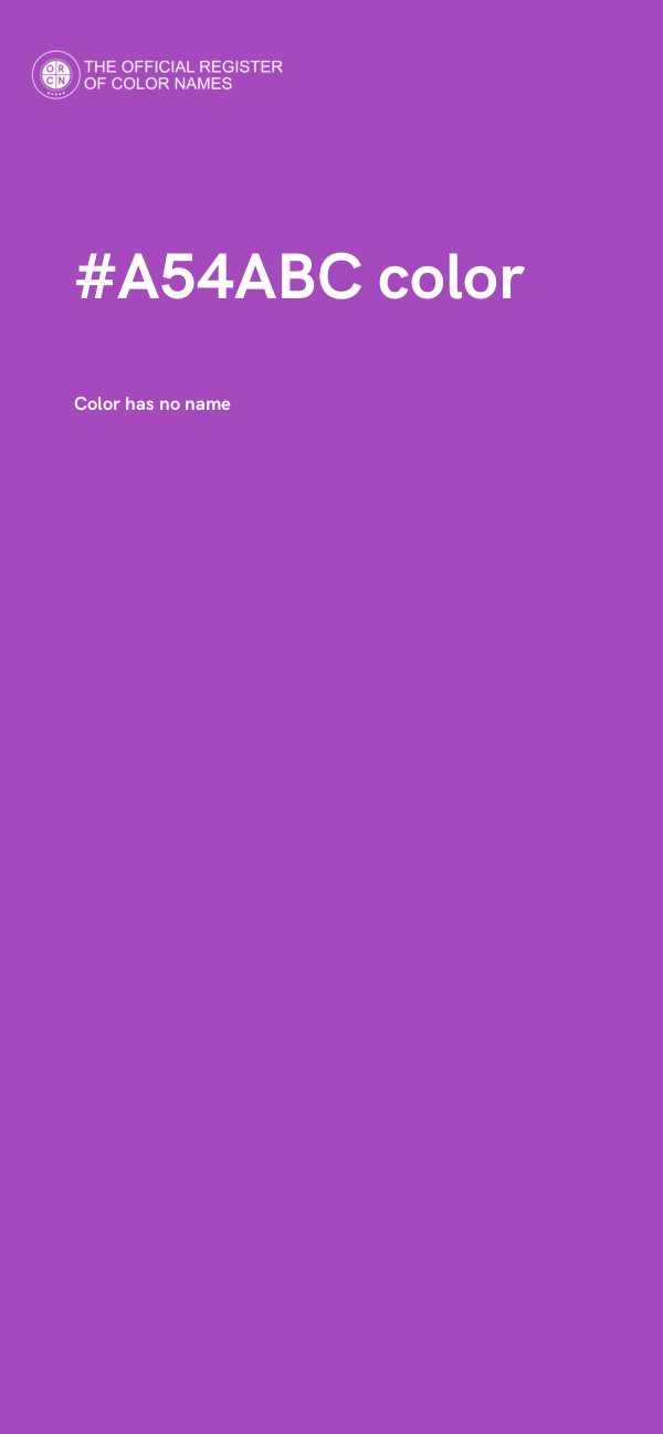 #A54ABC color image