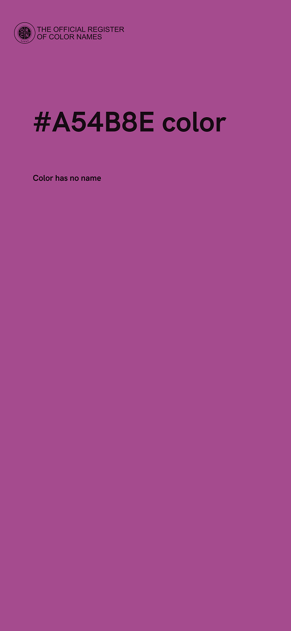 #A54B8E color image