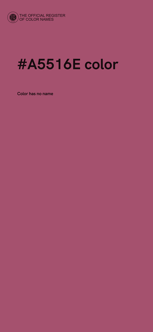 #A5516E color image