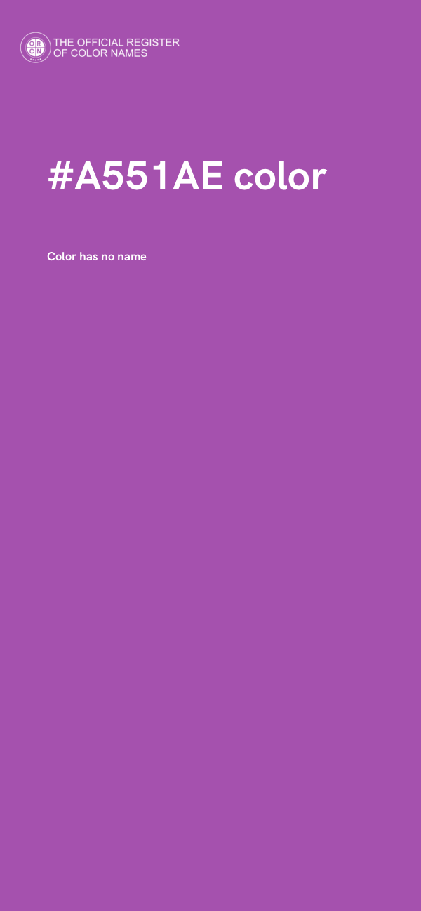 #A551AE color image