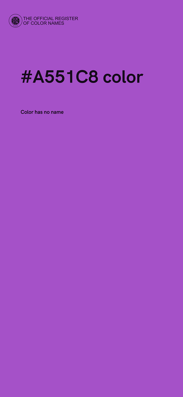 #A551C8 color image