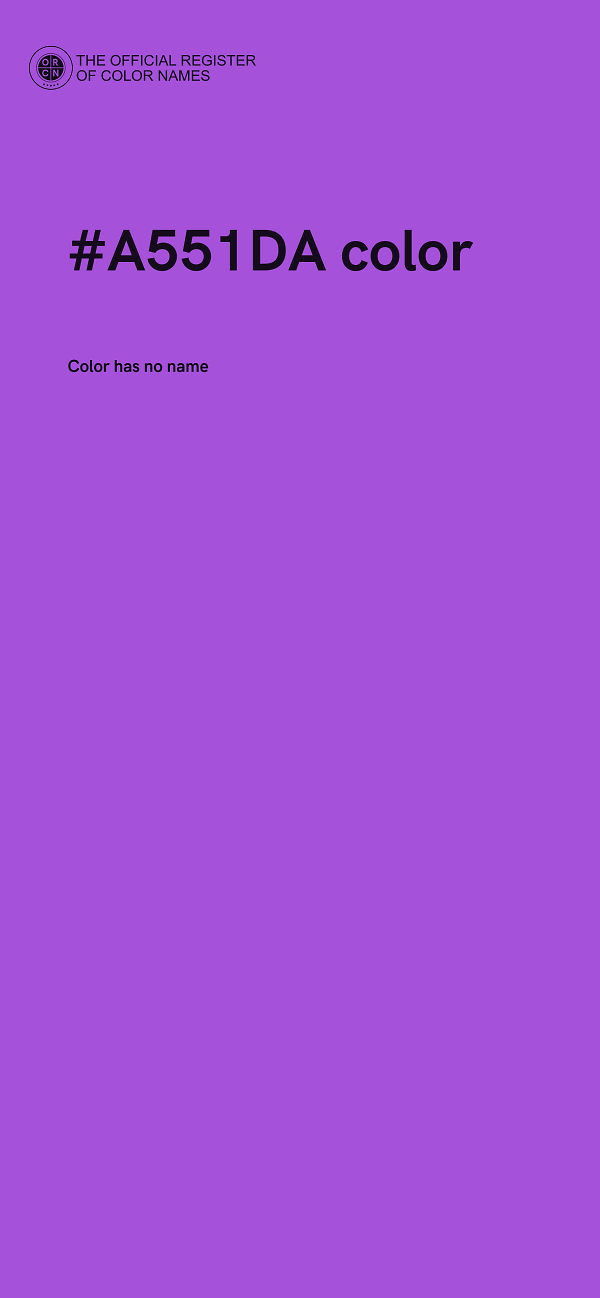 #A551DA color image